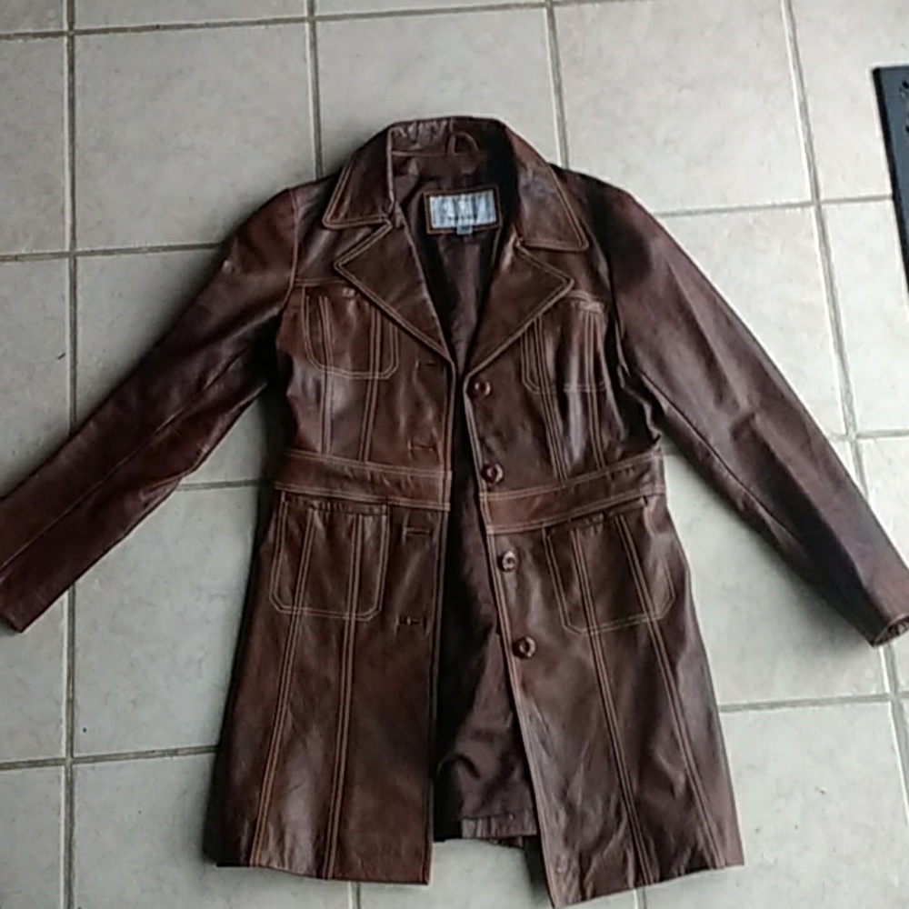 Leather Jacket (Trench)